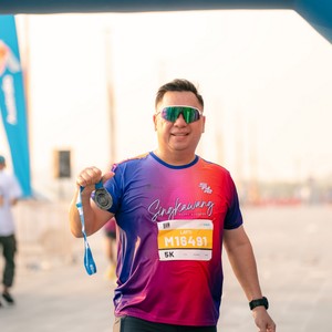 Race photo from YUK TRAVEL RUN
