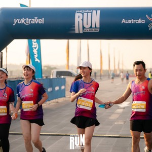 Race photo from YUK TRAVEL RUN