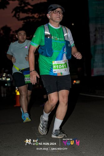 Race photo from BAF LIONS RUN 2024