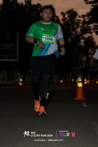 Race photo from BAF LIONS RUN 2024