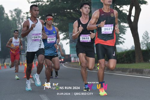 Race photo from BAF LIONS RUN 2024