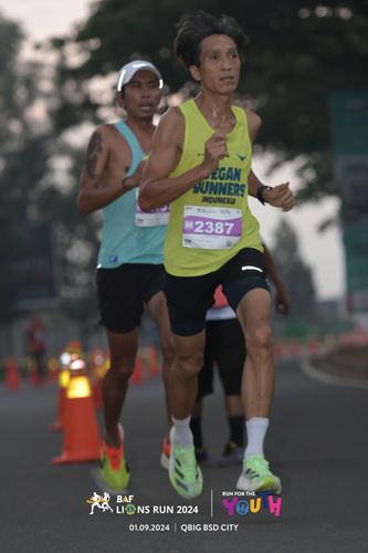 Race photo from BAF LIONS RUN 2024