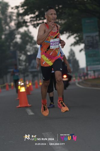 Race photo from BAF LIONS RUN 2024