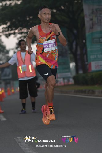 Race photo from BAF LIONS RUN 2024