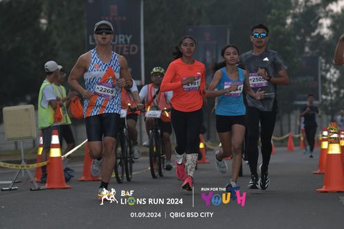 Race photo from BAF LIONS RUN 2024