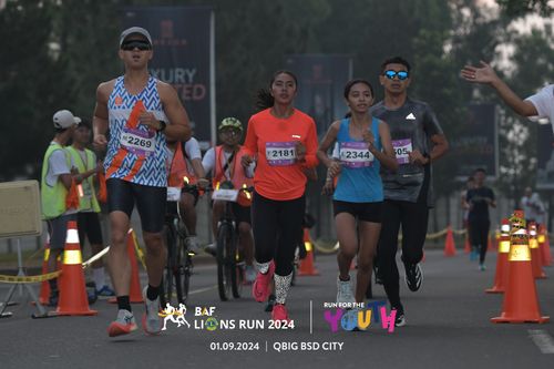 Race photo from BAF LIONS RUN 2024