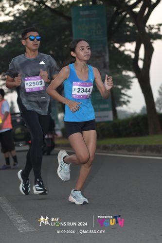 Race photo from BAF LIONS RUN 2024