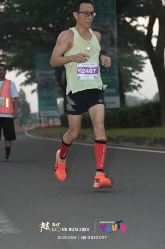 Race photo from BAF LIONS RUN 2024
