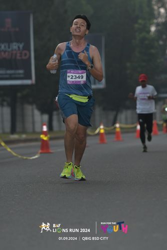 Race photo from BAF LIONS RUN 2024