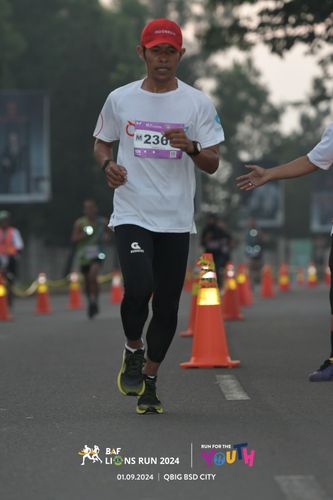 Race photo from BAF LIONS RUN 2024