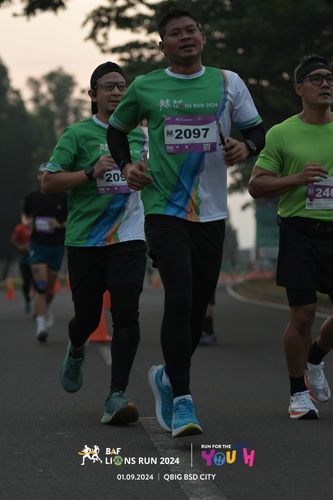 Race photo from BAF LIONS RUN 2024