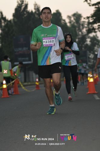 Race photo from BAF LIONS RUN 2024