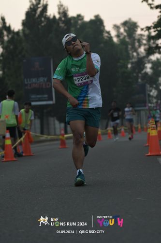 Race photo from BAF LIONS RUN 2024