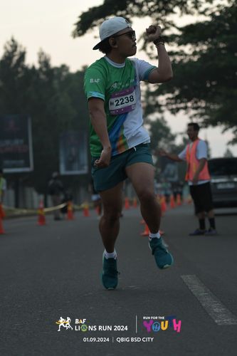 Race photo from BAF LIONS RUN 2024