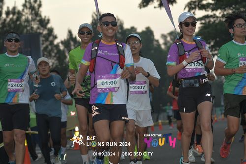 Race photo from BAF LIONS RUN 2024