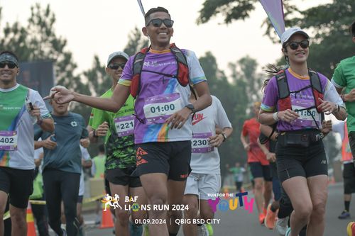 Race photo from BAF LIONS RUN 2024