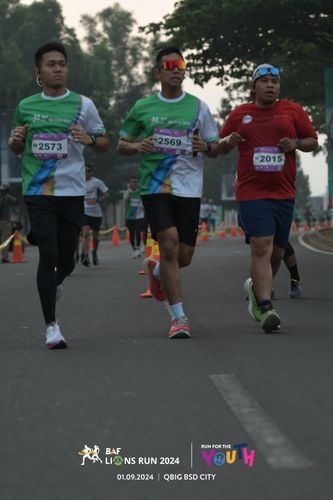 Race photo from BAF LIONS RUN 2024