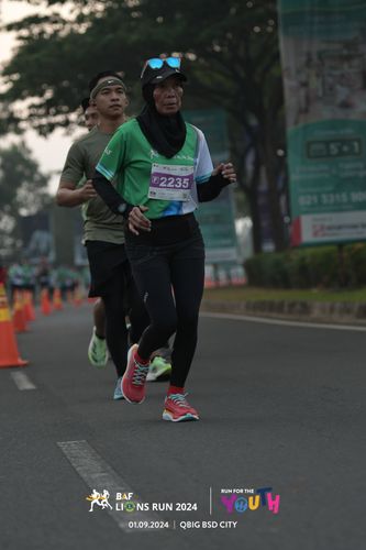 Race photo from BAF LIONS RUN 2024