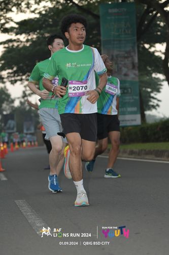 Race photo from BAF LIONS RUN 2024