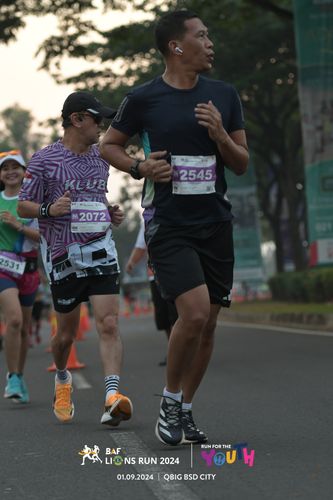 Race photo from BAF LIONS RUN 2024