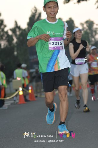 Race photo from BAF LIONS RUN 2024
