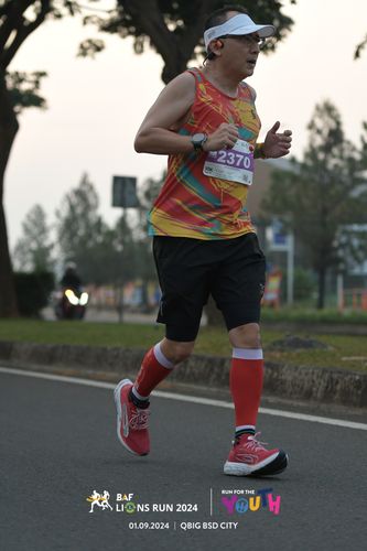 Race photo from BAF LIONS RUN 2024