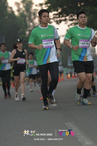 Race photo from BAF LIONS RUN 2024