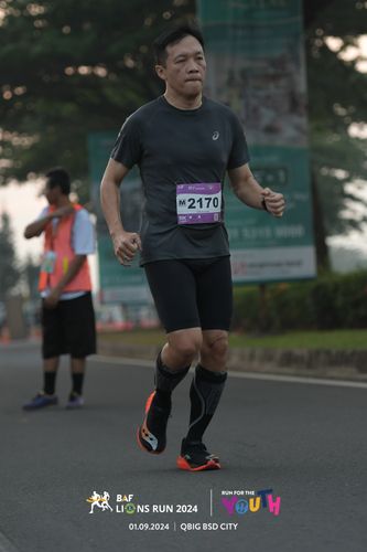 Race photo from BAF LIONS RUN 2024