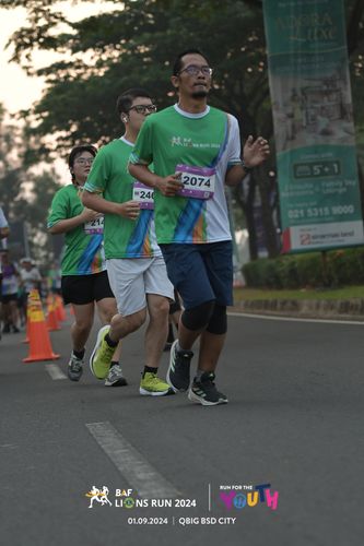 Race photo from BAF LIONS RUN 2024