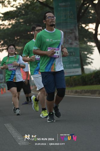 Race photo from BAF LIONS RUN 2024