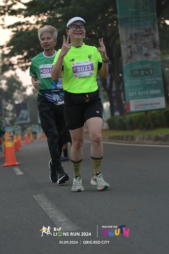 Race photo from BAF LIONS RUN 2024