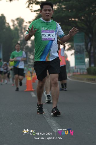 Race photo from BAF LIONS RUN 2024