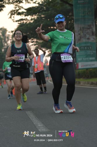 Race photo from BAF LIONS RUN 2024