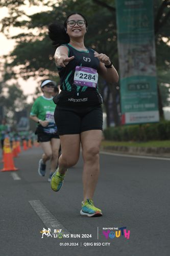 Race photo from BAF LIONS RUN 2024