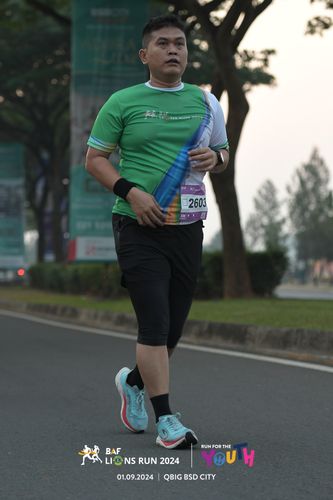 Race photo from BAF LIONS RUN 2024
