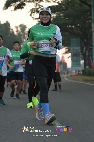 Race photo from BAF LIONS RUN 2024