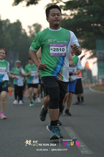 Race photo from BAF LIONS RUN 2024