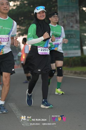 Race photo from BAF LIONS RUN 2024