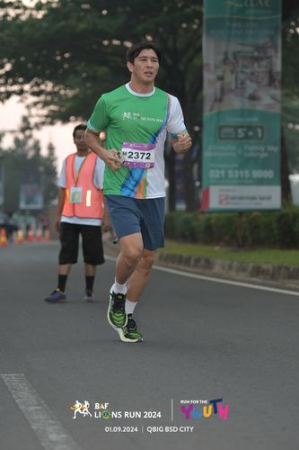 Race photo from BAF LIONS RUN 2024