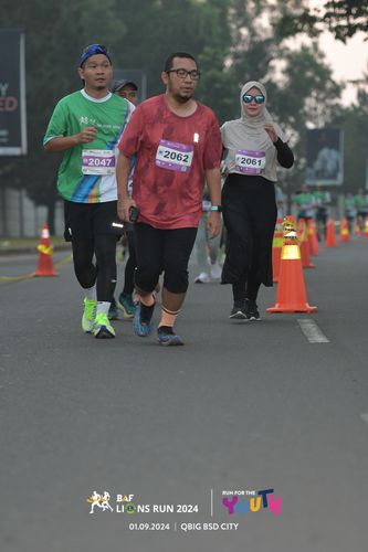Race photo from BAF LIONS RUN 2024