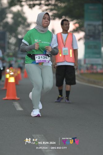 Race photo from BAF LIONS RUN 2024