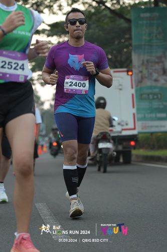 Race photo from BAF LIONS RUN 2024
