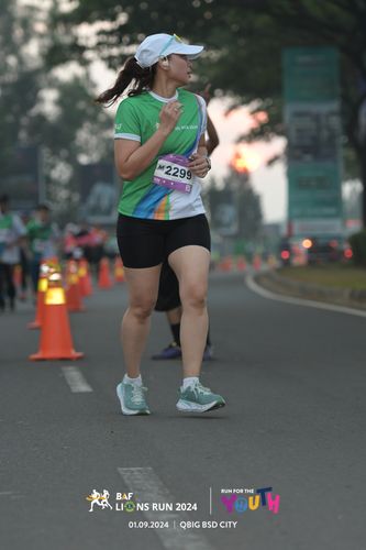 Race photo from BAF LIONS RUN 2024