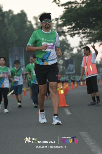 Race photo from BAF LIONS RUN 2024