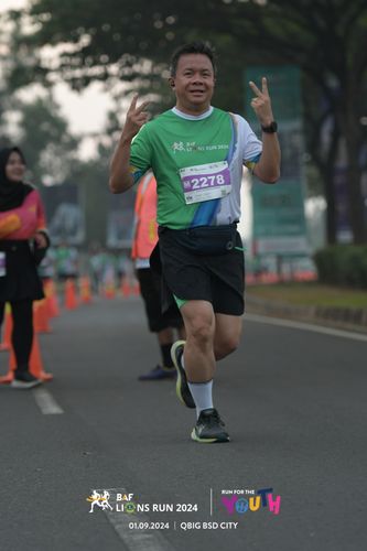 Race photo from BAF LIONS RUN 2024