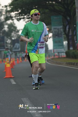 Race photo from BAF LIONS RUN 2024