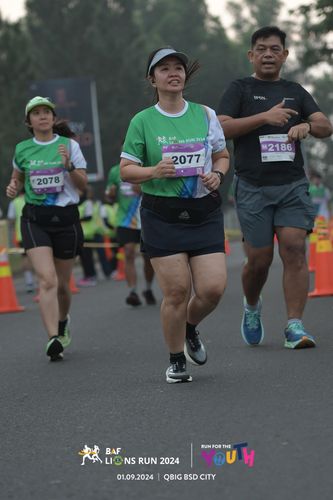 Race photo from BAF LIONS RUN 2024