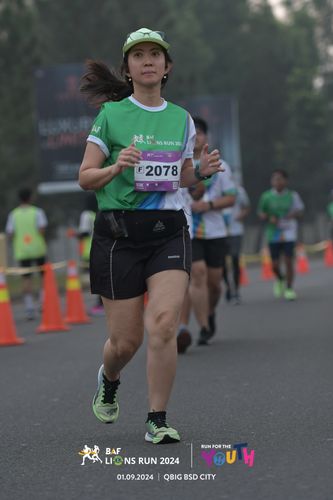 Race photo from BAF LIONS RUN 2024