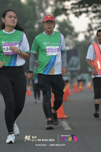 Race photo from BAF LIONS RUN 2024