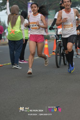 Race photo from BAF LIONS RUN 2024